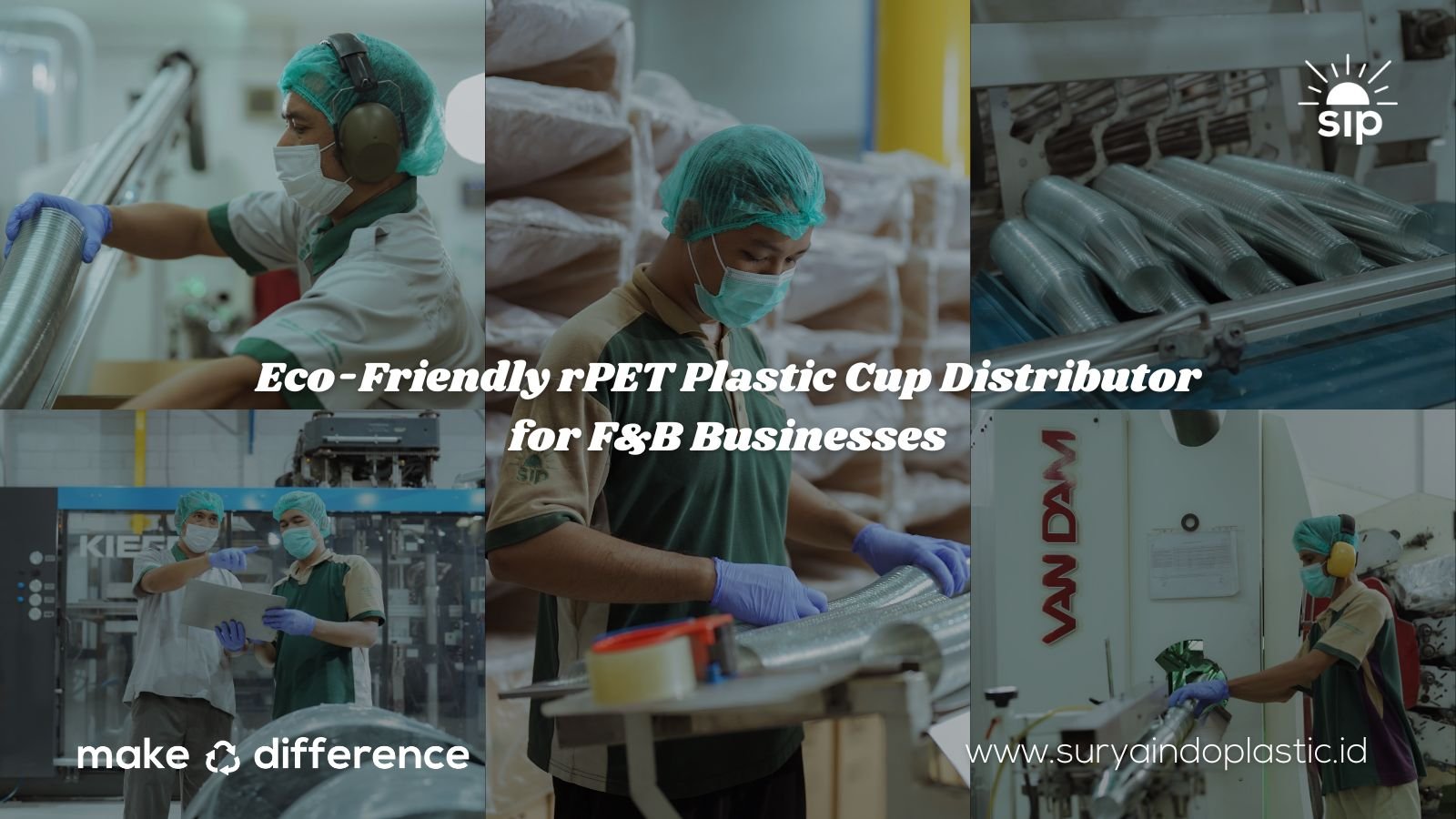 Eco-Friendly rPET Plastic Cup Distributor
for F&B Businesses