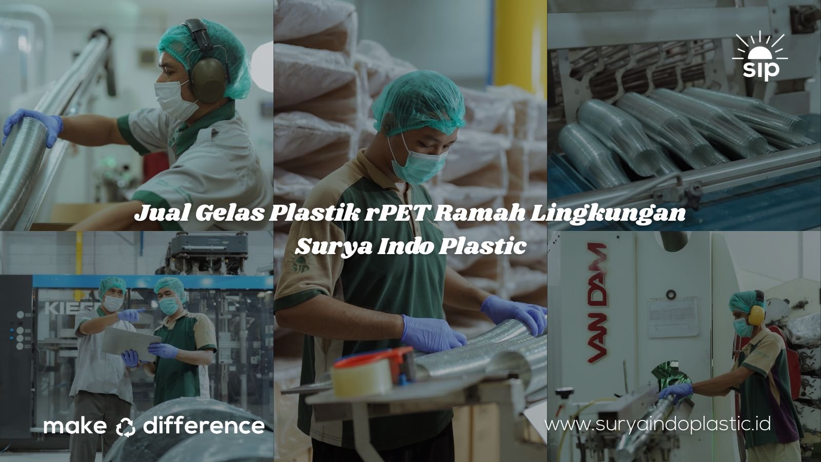 Jual Gelas Plastik rPET Ramah Lingkungan Surya Indo Plastic
