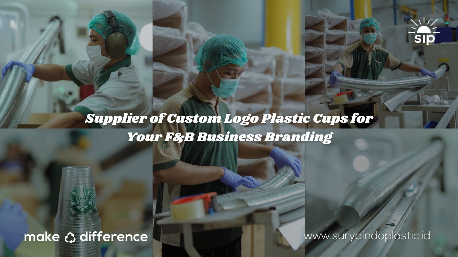Supplier of Custom Logo Plastic Cups for Your F&B Business Branding ...