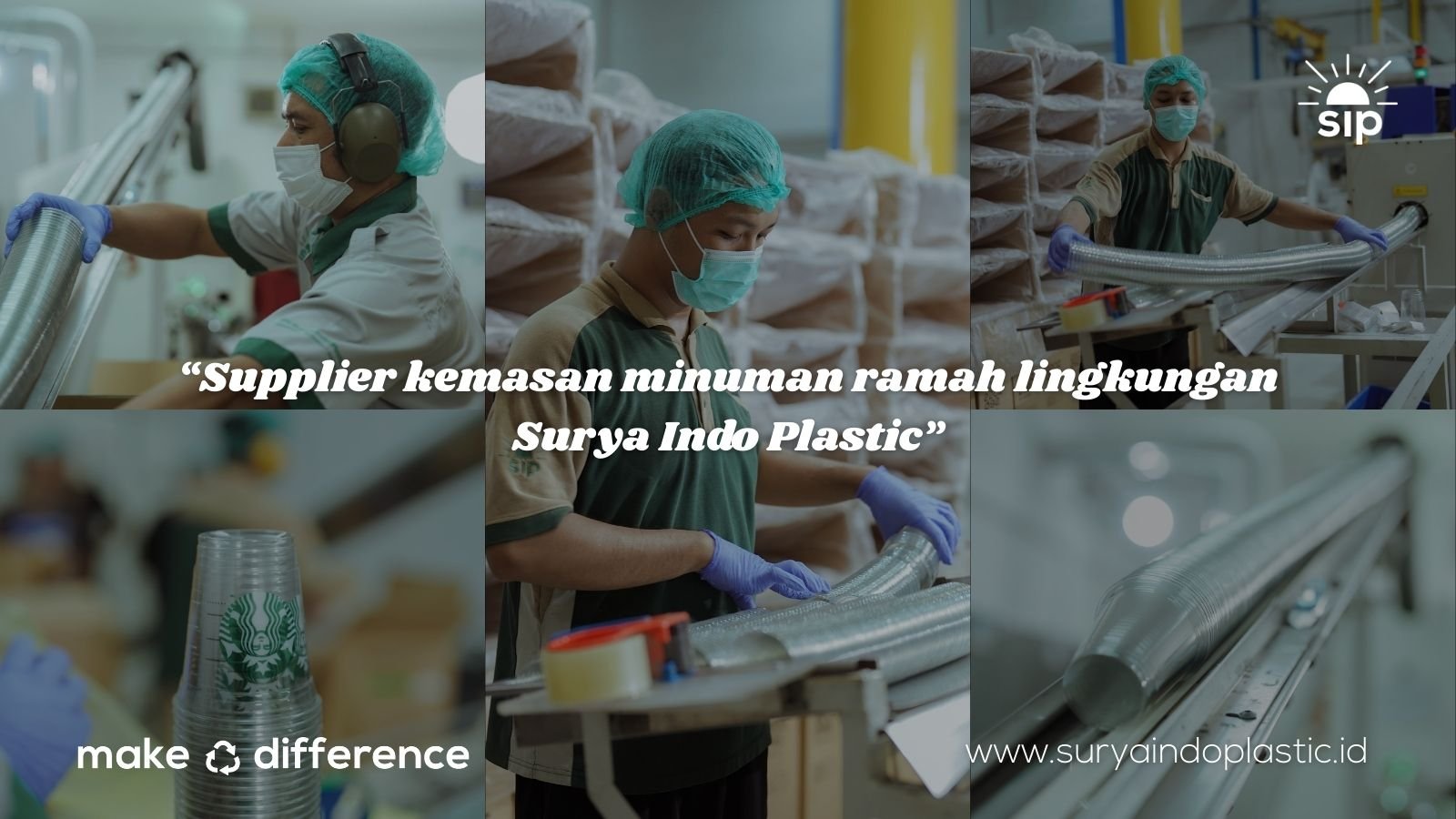 Supplier kemasan minuman ramah lingkungan: Surya Indo Plastic